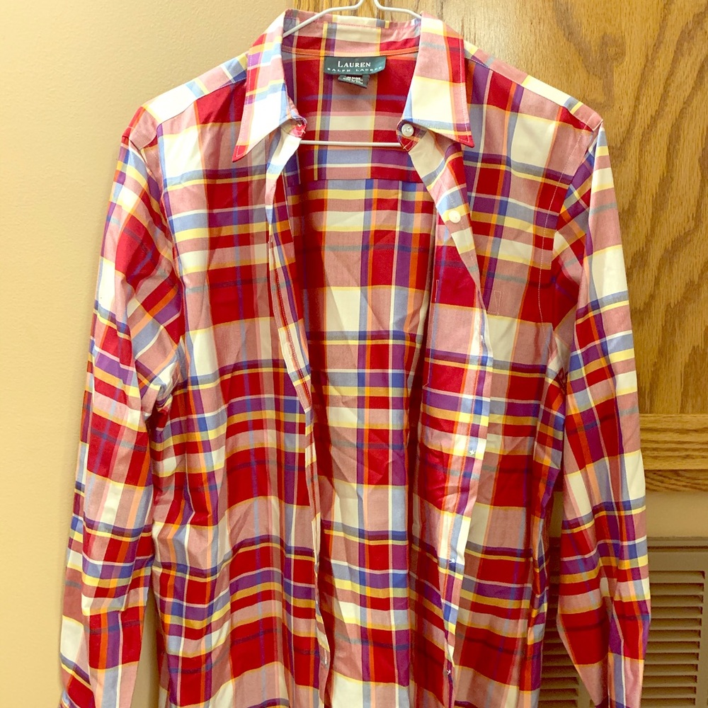 Woman’s polo button up shirt